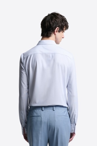 Camicia slim - Celeste