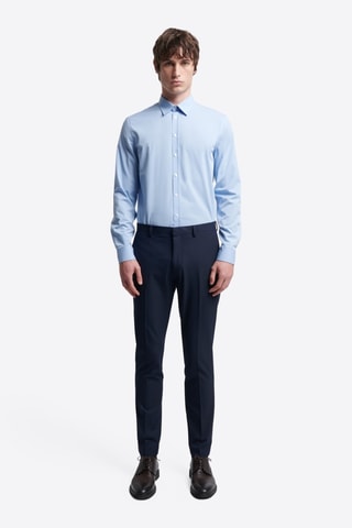 Camicia slim - Celeste