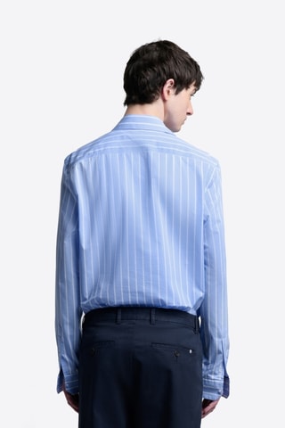 Camicia slim - Celeste