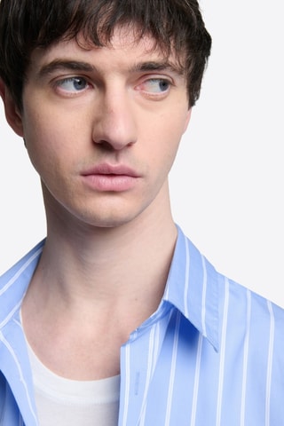 Camicia slim - Celeste