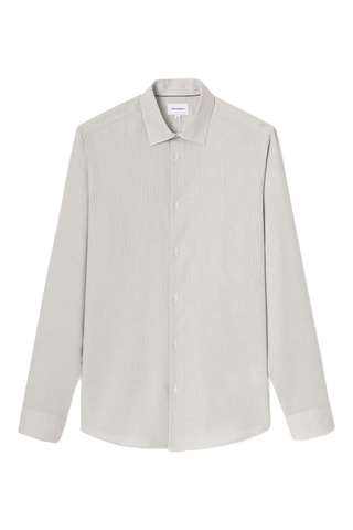 Camicia slim - Verde mandorla