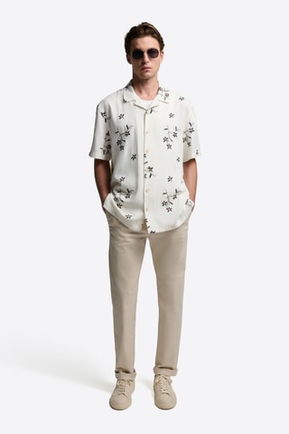 Camicia regular - Ecrù