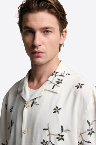 Camicia regular - Ecrù