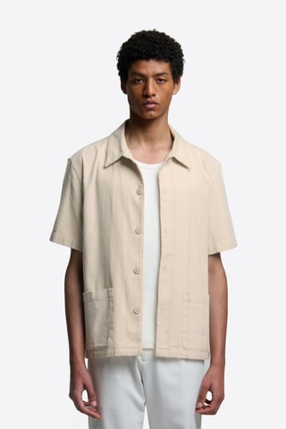 Camicia regular - Beige