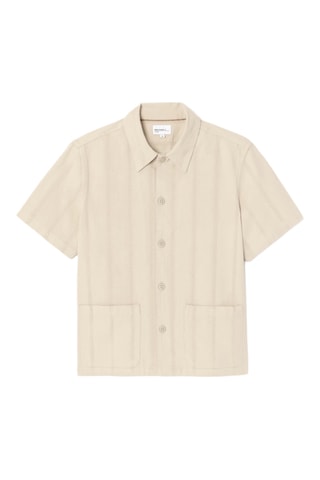 Camicia regular - Beige