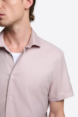 Camicia slim - Rosa cipria