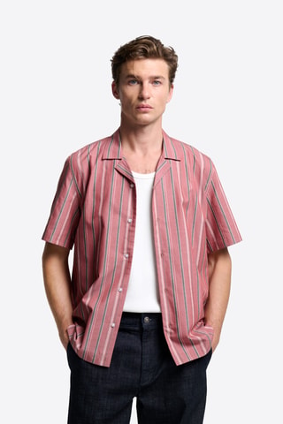 Camicia slim - Rosso mattone