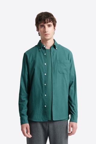 Camicia slim - Verde