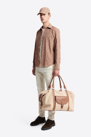 Camicia slim - Taupe