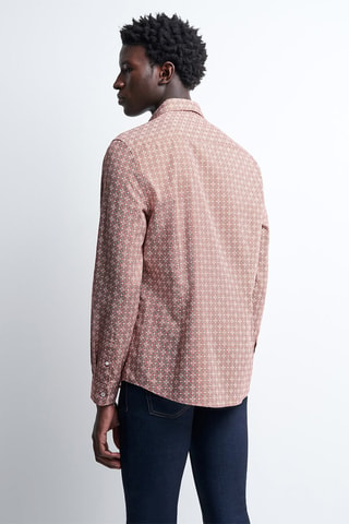 Camicia slim - Rosso