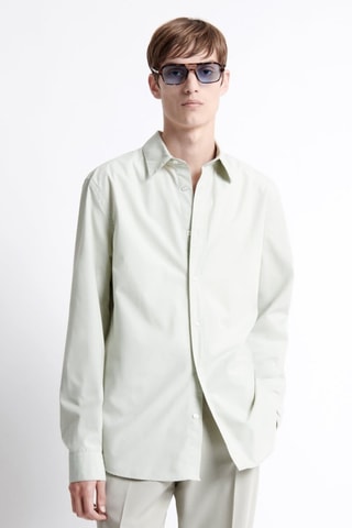 Camicia regular - Verde