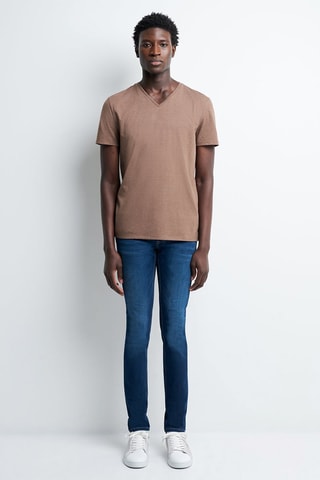 T-shirt slim - Marrone