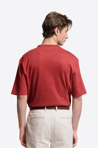 T-shirt regular - Rosso mattone
