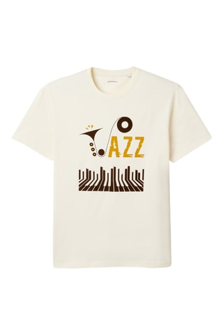 T-shirt slim - Avorio