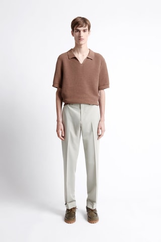 Pantaloni da completo - Verde tiglio