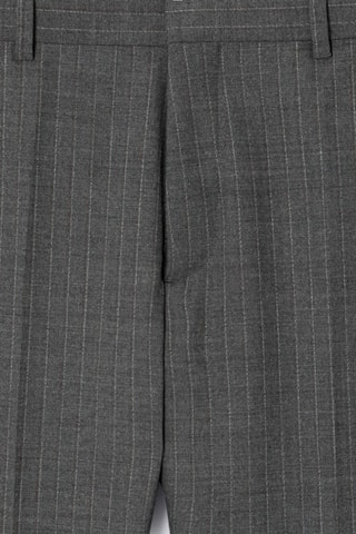 Pantaloni da completo slim in lana - Antracite melange