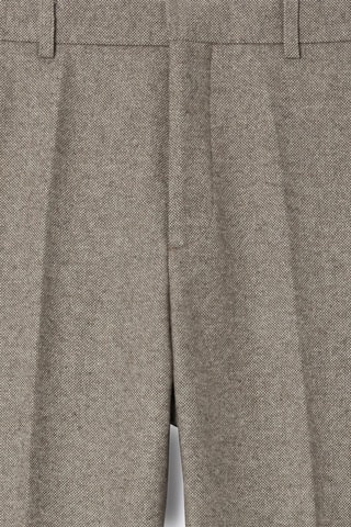 Pantaloni da completo regular - Taupe melange