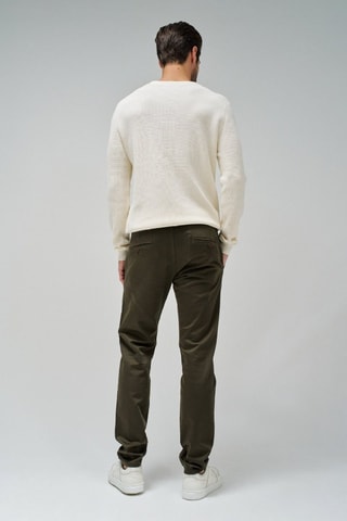 Pantalón chino straight - Caqui