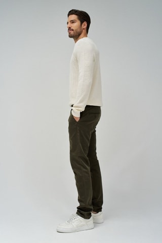 Pantalón chino straight - Caqui