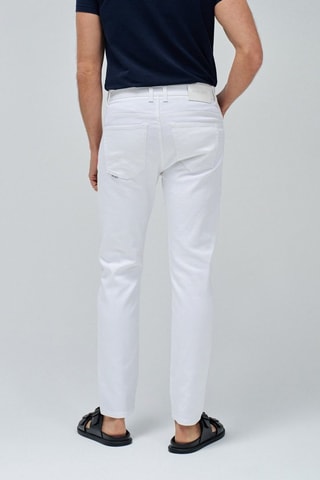 Pantalón slim fit - Blanco