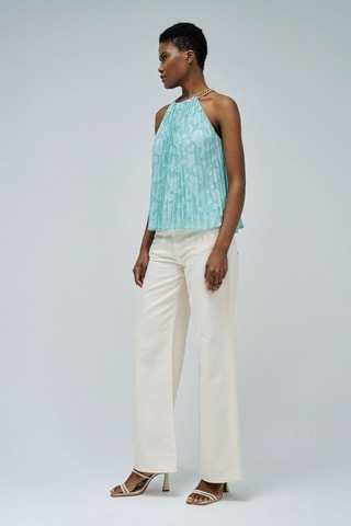 Top regular fit - Azul claro