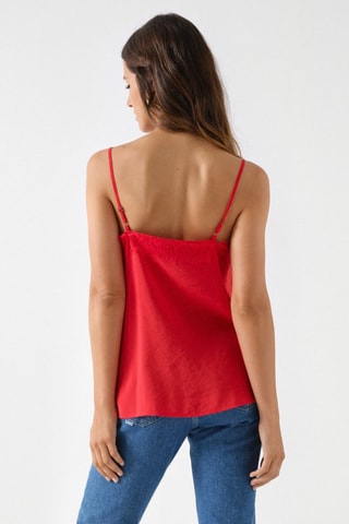 Top lencero regular fit - Rojo