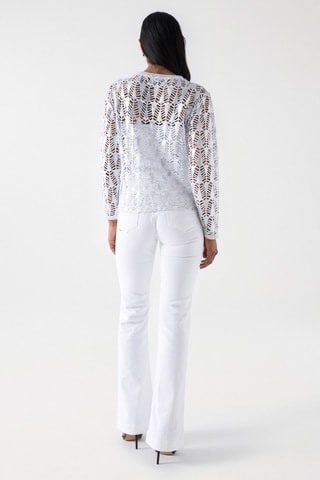 Top regular fit - Blanco