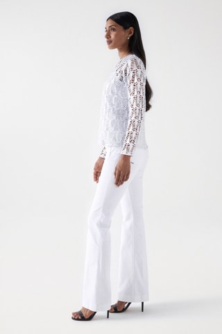 Top regular fit - Blanco