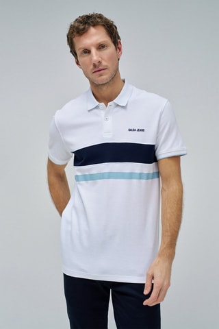 Polo regular - Blanc