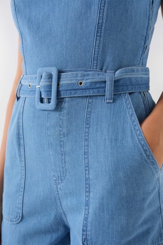 Peto corto slim fit - Azul