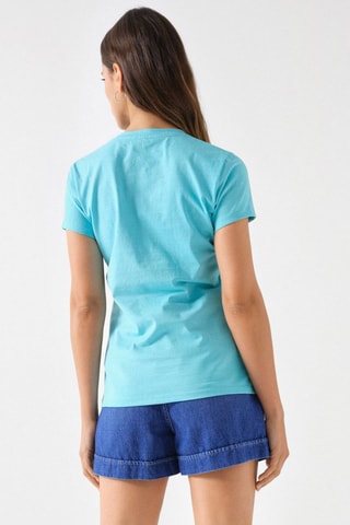 Camiseta slim fit - Azul