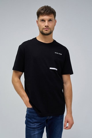Camiseta regular fit - Negro