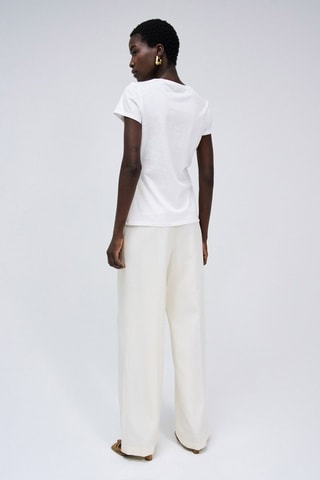 T-shirt slim - Blanc