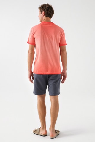 Camiseta slim fit - Naranja