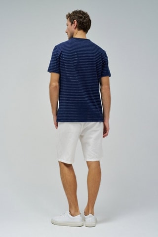 Camiseta slim fit - Azul marino