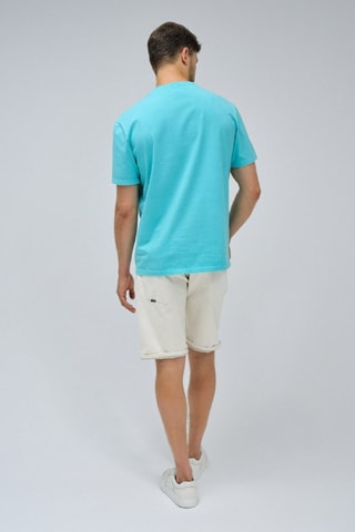 Camiseta regular fit - Turquesa