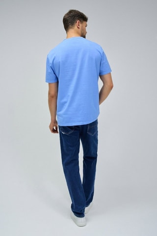 Camiseta regular fit - Azul claro