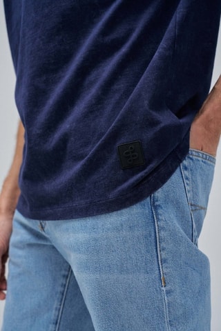 Camiseta regular fit - Azul marino