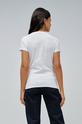 Camiseta slim fit - Blanco
