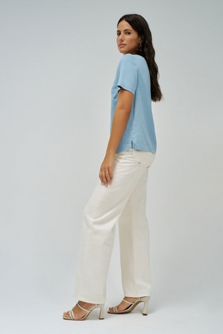 Blouse regular en jean - Bleu clair