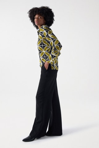 Blusa regular fit - Negro