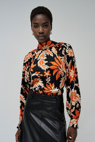 Blusa regular fit - Negro