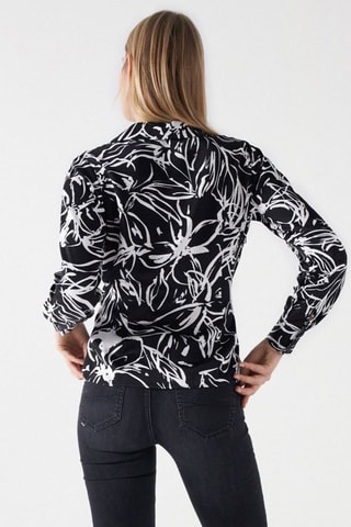 Blusa regular fit - Negro