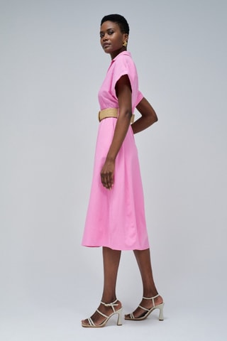 Robe chemise - Rose