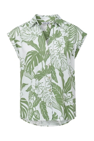 Camisa - Blanco y verde