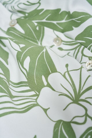 Camisa - Blanco y verde