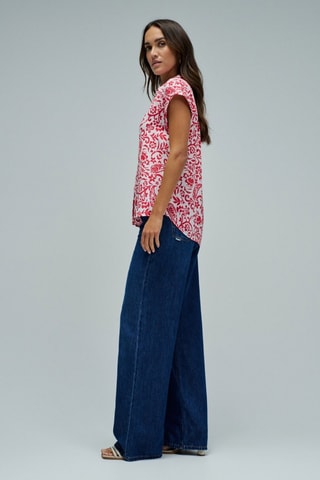 Camisa - Blanco y rojo