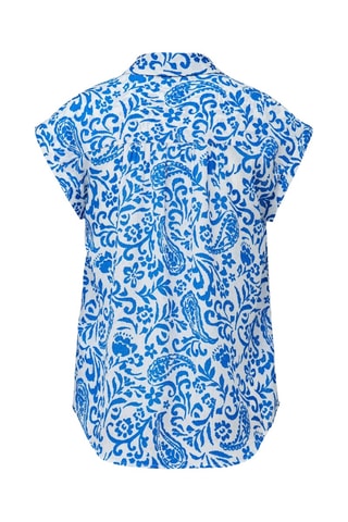 Camisa - Blanco y azul