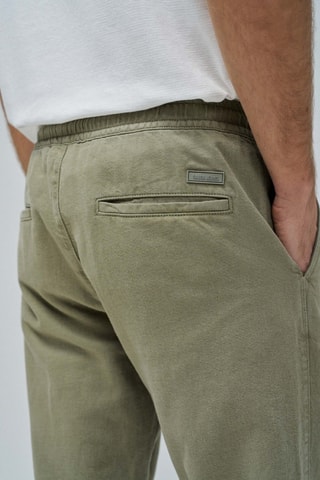 Pantalón casual de lino - Caqui