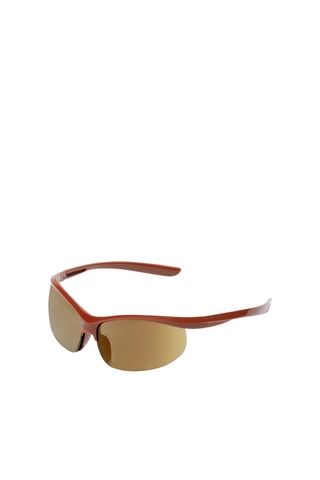 Zonnebril Uniseks Radiante - Categorie 3 - Beige en rood